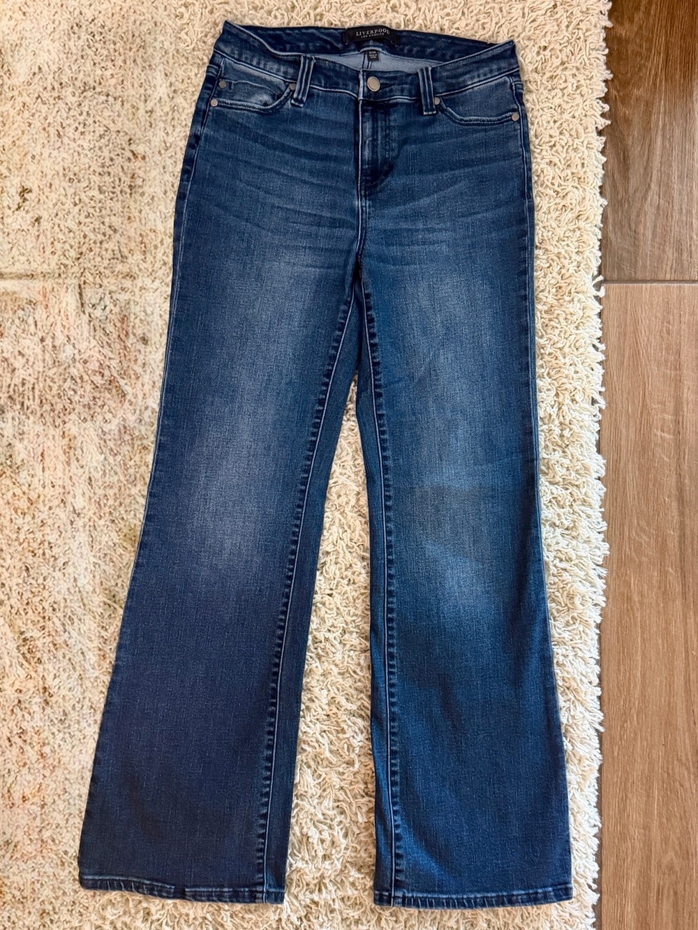 Liverpool Lucy Bootcut Jeans Indigo Wash Size 6 EUC - Picture 5 of 9